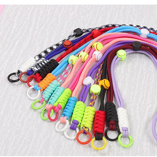 Phone Lanyard Wrist Strap Pendant Phone Chain Rope Keychain for Women Ins Twist Decoration Neck Strap