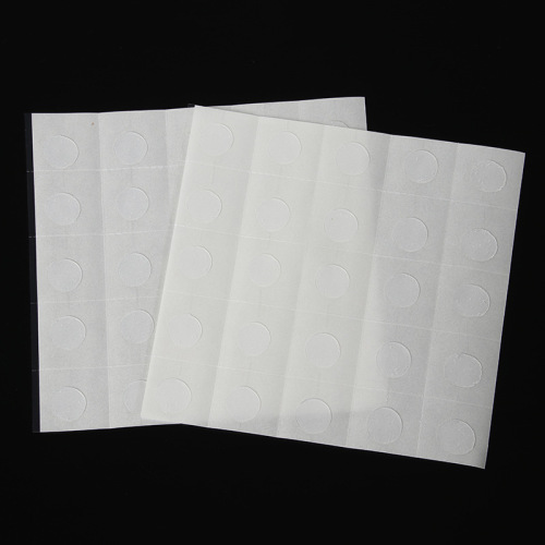 Wholesale handicraft balloon accessories glue nose mucus glue point 12 pieces 1 piece flat sheet movable seamless double-sided glue point sheet 