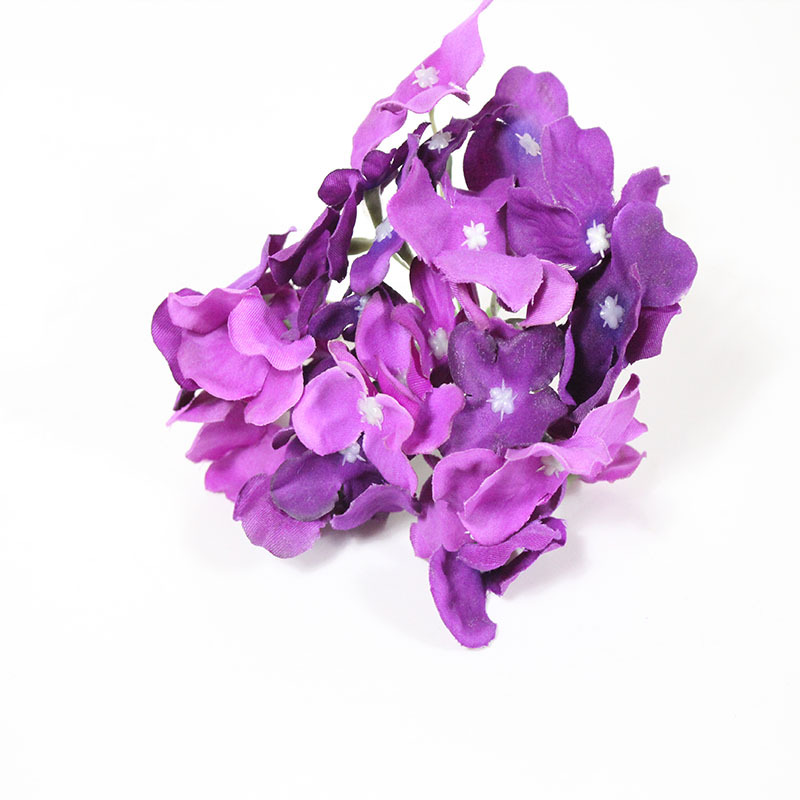 Simulation hydrangea flowers handle wedding background flower wall flowers high -simulation hydrangea flower head bride production 5