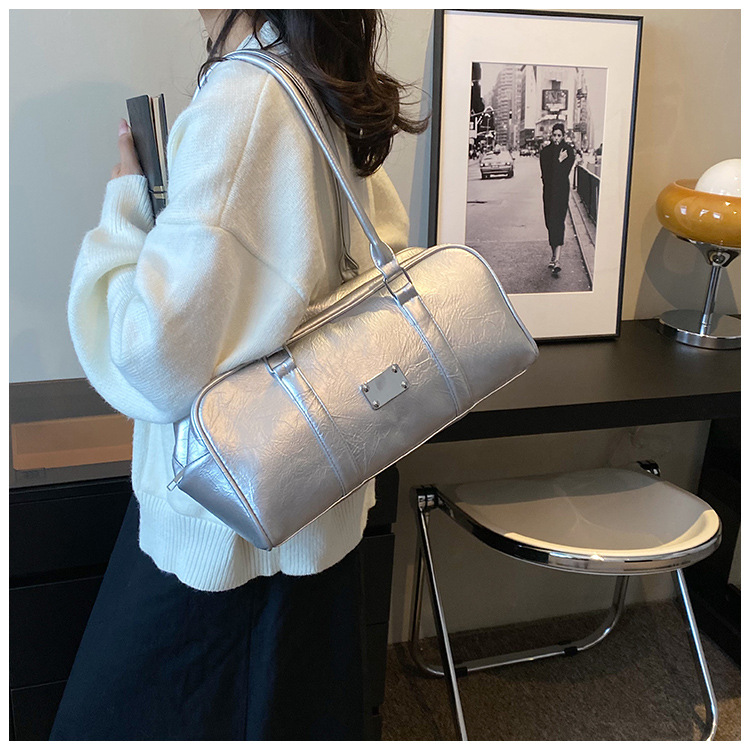 Borsa dal design di nicchia francese per la nuova borsa tote portatile ad alta capacità 2023 da donna, borsa a tracolla per il fitness da pendolarismo_voghion.com