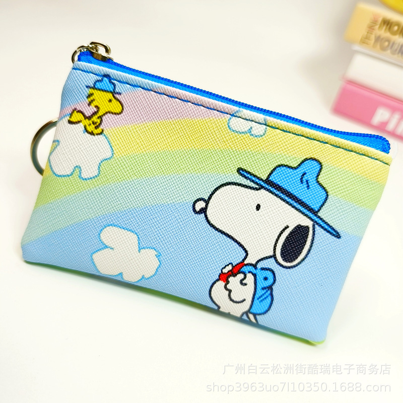 Bolso de la moneda de los niños de dibujos animados lindo niños y niñas monedero bolso de La Moneda bolso de la tarjeta de cremallera pequeña bolsa regalo del estudiante de la escuela primaria