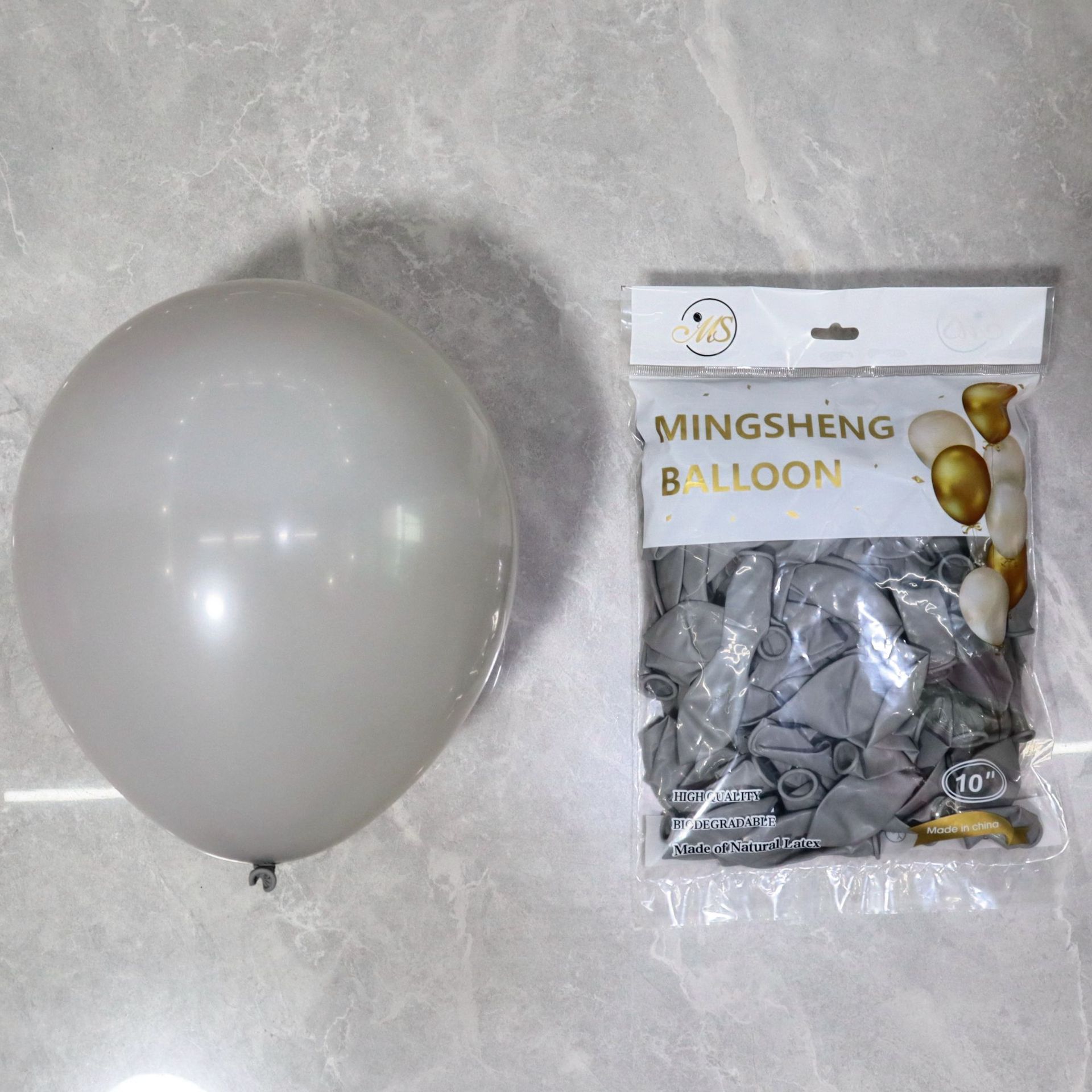 Venta al por mayor de 10 pulgadas 2,2G globo de látex engrosado visita a los Estados Unidos mate redondo cumpleaños fiesta suministros decoración Matt globo