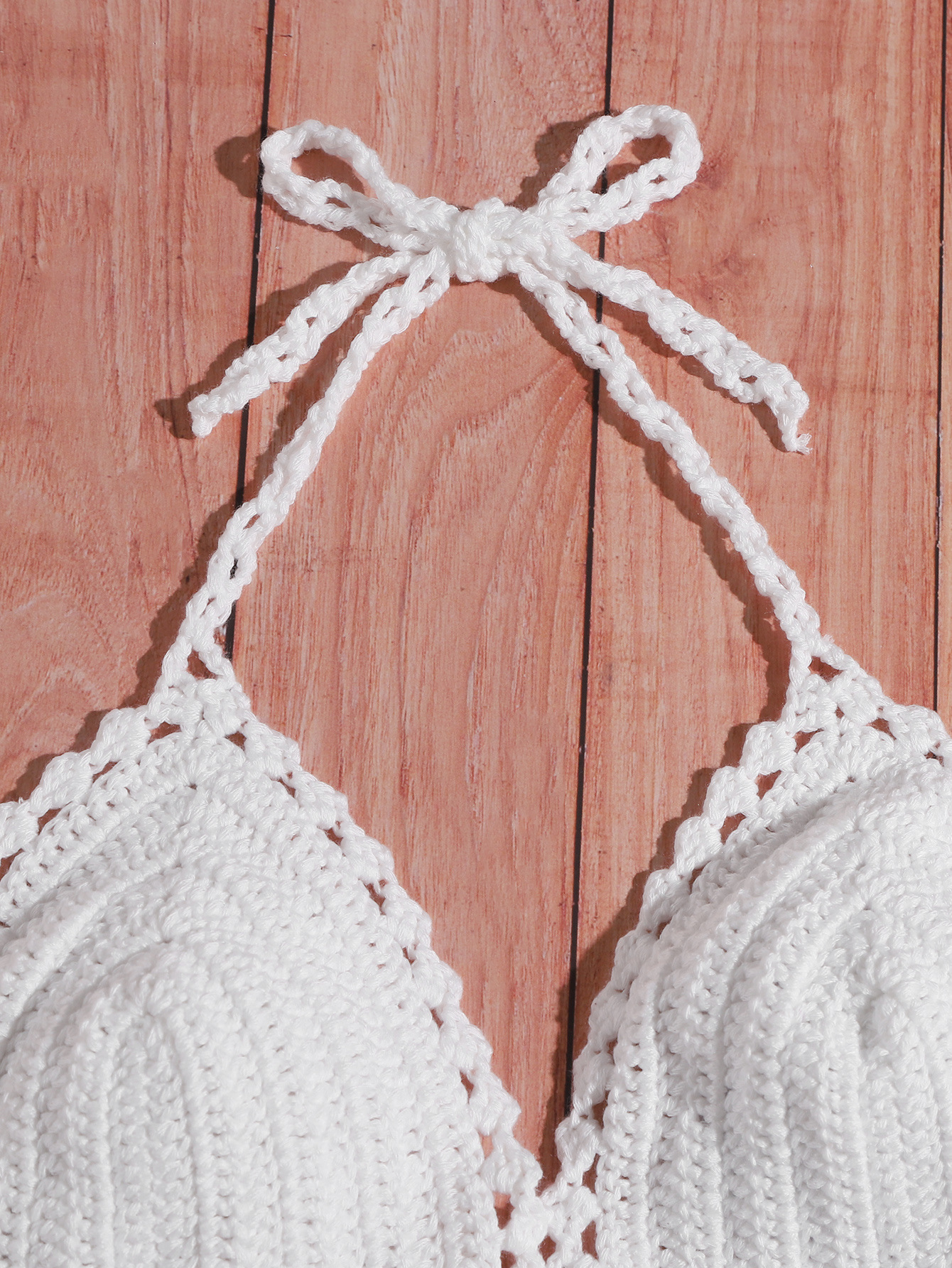 厂价直销度假风比基尼修身纯色手勾绑带泳衣上衣小背心 批发1057