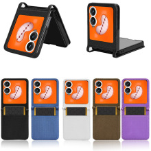 适用传音Infinix Zero Flip/V Flip2手机壳插卡折叠机保护皮套外