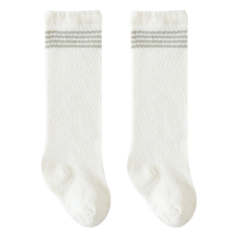 Nuevo verano bebé anti-mosquito medias algodón peinado estilo universitario calcetines para niños boca suelta no apretados calcetines para bebés recién nacidos