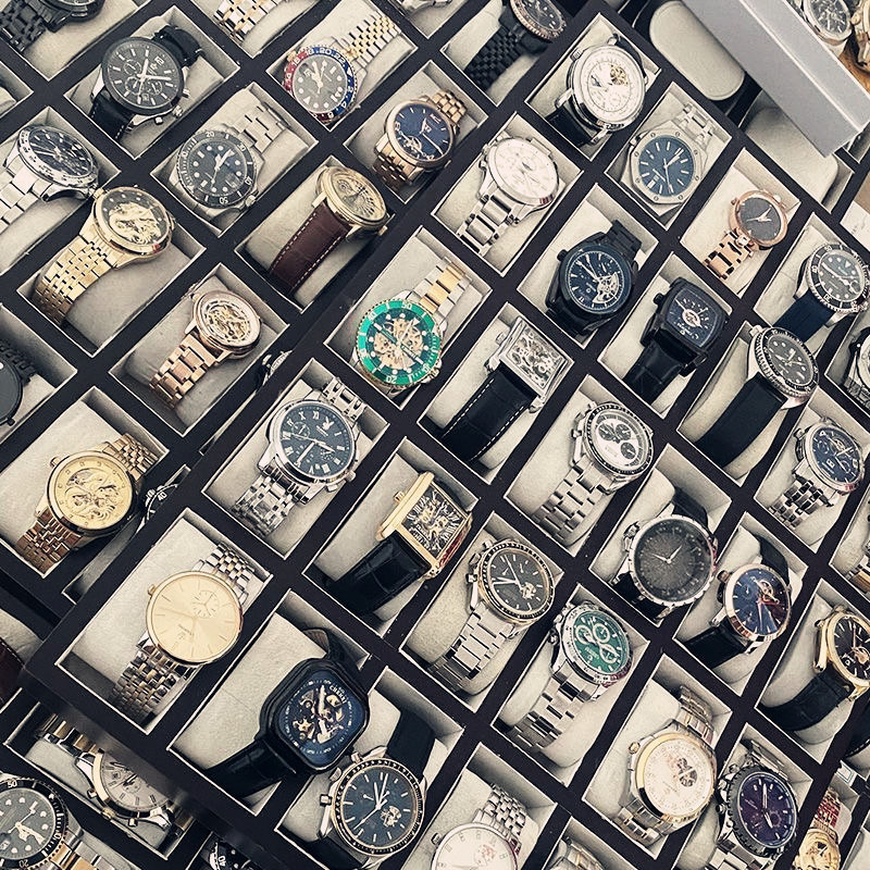 Women's leather watch