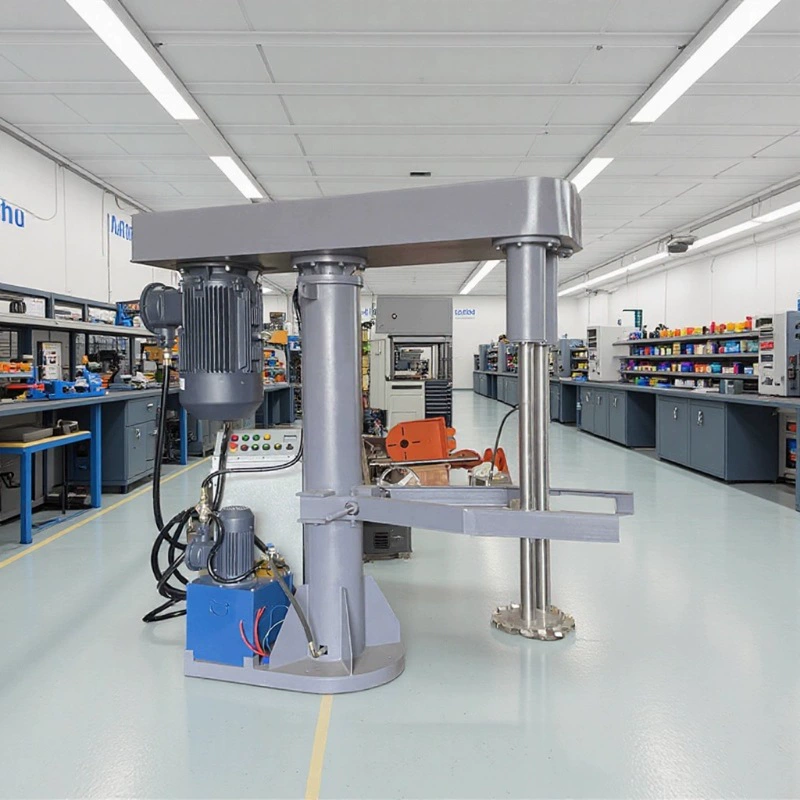 Dongguan продает краску для волос губная помада оборудование для смешивания глазури гидравлический подъемный косметический диспергатор блендер помады