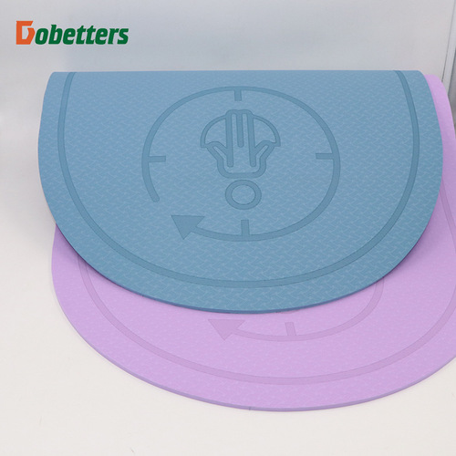 TPE skipping rope mat sound insulation shock-absorbing mat home indoor fitness skipping dance sports buffer silent yoga floor mat
