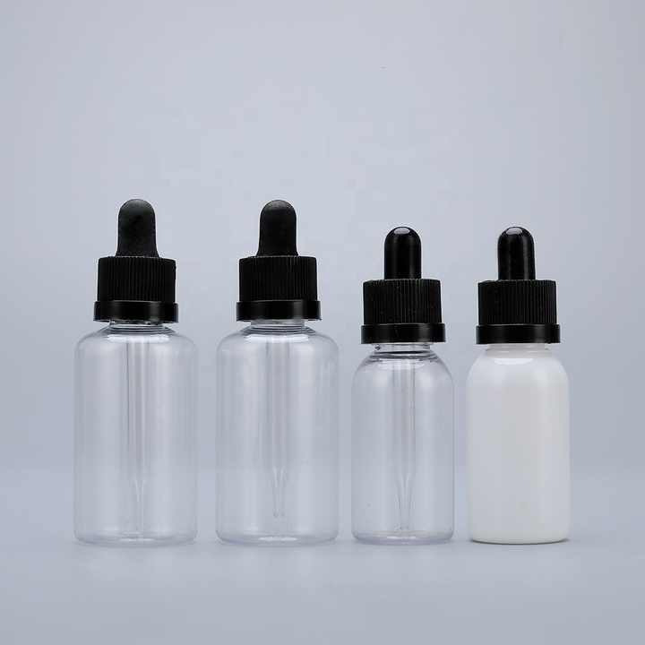 热销推荐30ml滴管瓶pet透明塑料滴管移液瓶 精油分装瓶