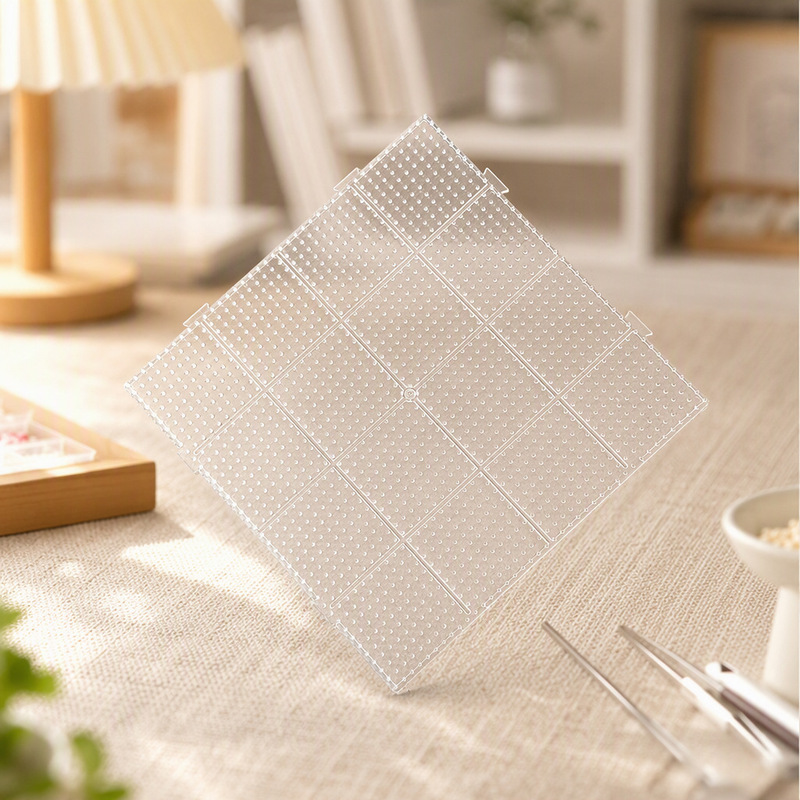 5mm Square Interlocking Bead Puzzle Template Transparent 40-Pin Bead Board Popular Educational Toy Wholesale 5mm Square Interlocking Bead Puzzle Template Transparent 40-Pin Bead Board Popular Educational Toy Wholesale