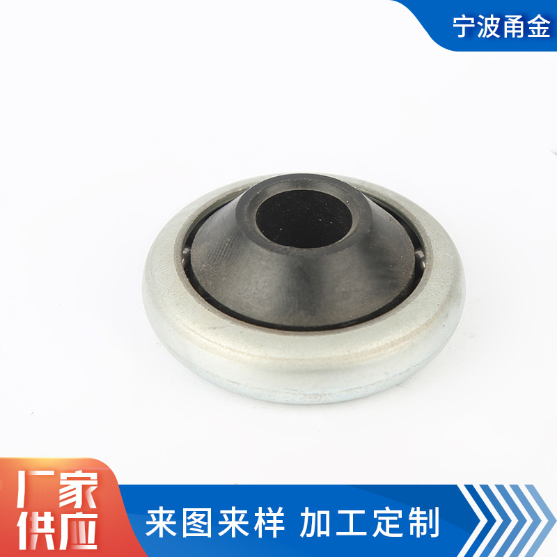 厂家供应多规格支架滑轮管状电机轴承可更换尼龙金属滑轮