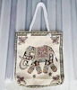 Fashionable double-sided ethnic travel bag one shoulder for leisure, ethnic style