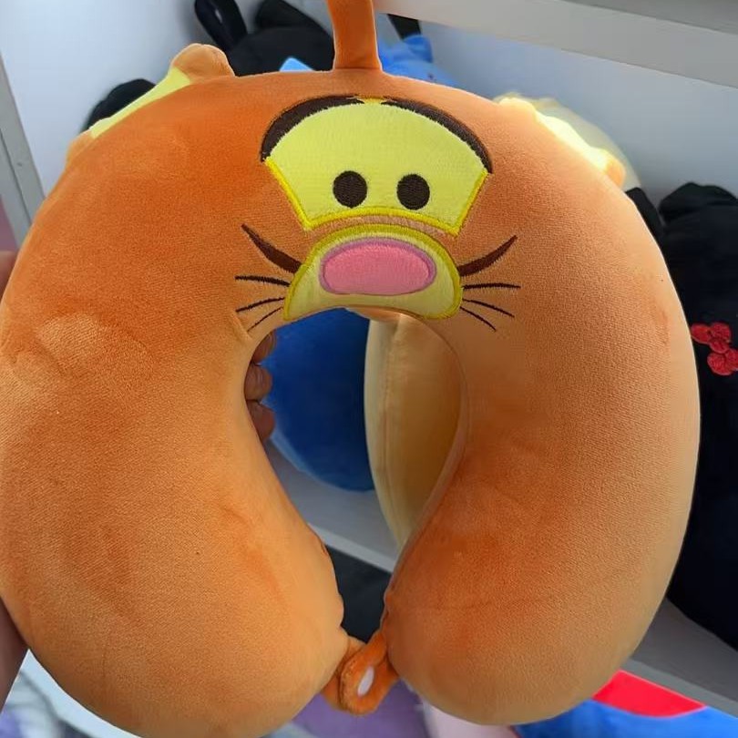 Almohada en forma de U al por mayor transfronteriza de algodón de memoria doble pico desmontable una variedad de almohada de siesta en avión almohada portátil de protección del cuello almohada