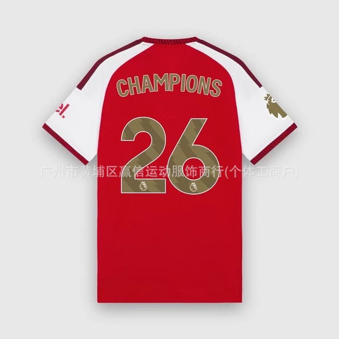 2627阿森纳主场球员版球衣短袖足球服上衣2026世界杯