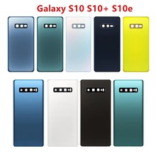 适用三星S10电池后盖 S10E玻璃后盖S10+后屏外壳电池盖板S10外壳