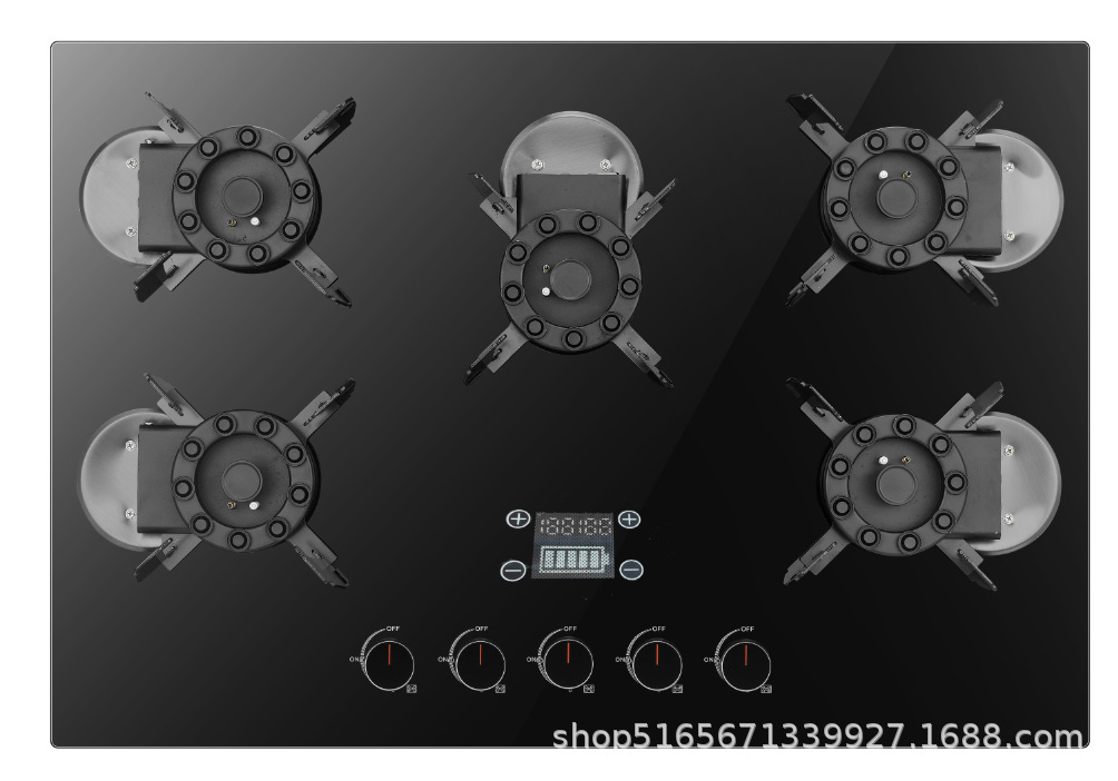 5 horno de gas de cinco ojos horno de gas de acero inoxidable horno de gas de acero inoxidable horno de gas licuado horno de cinco ojos horno de comercio exterior