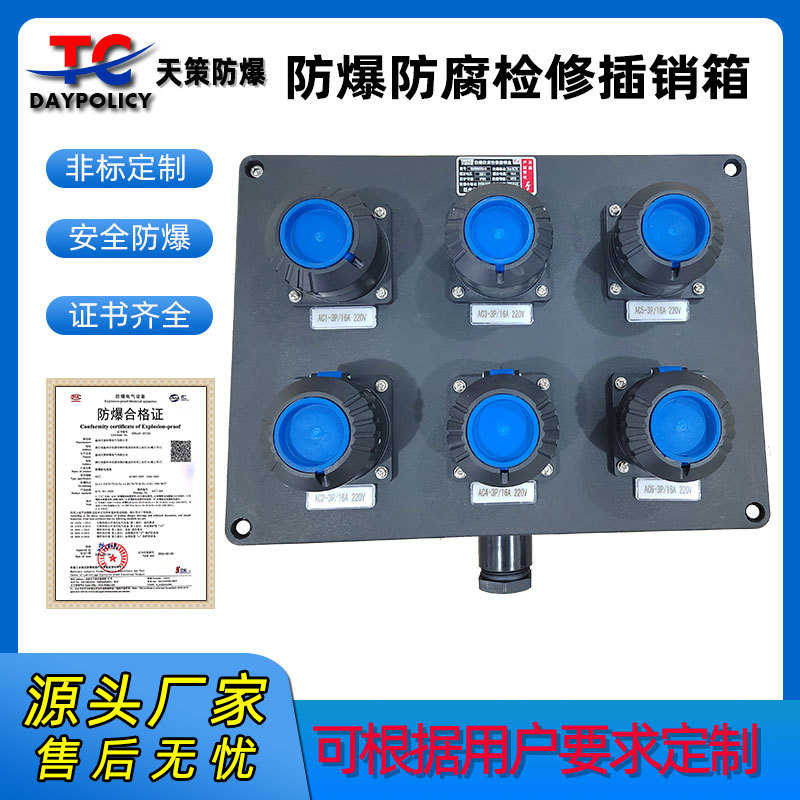 天策防爆配电箱 防腐检修插销箱 非标控制箱 工程塑料箱