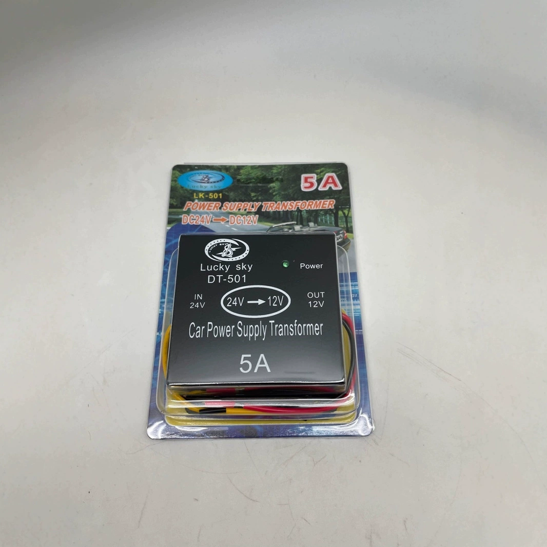 5A грузовой автомобиль понижающий компрессор DC24V в DC12V 5A автомобильный звуковой навигационный понижающий нагнетатель с достаточной мощностью