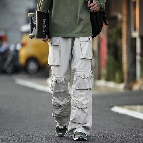 American fashion brand assault pants men's spring and autumn new high street vintage functional style tooling casual pants