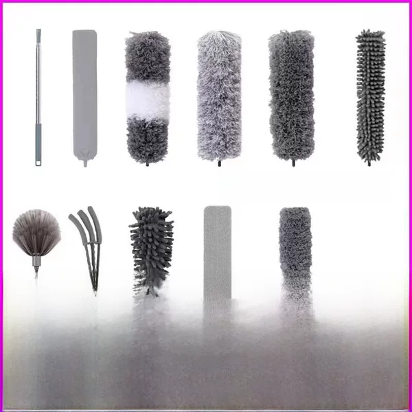 Household Ceiling Cleaning Feather Duster, Cleaning Tool, Dust Duster, Extendable Anti-Static Dust Removal Duster