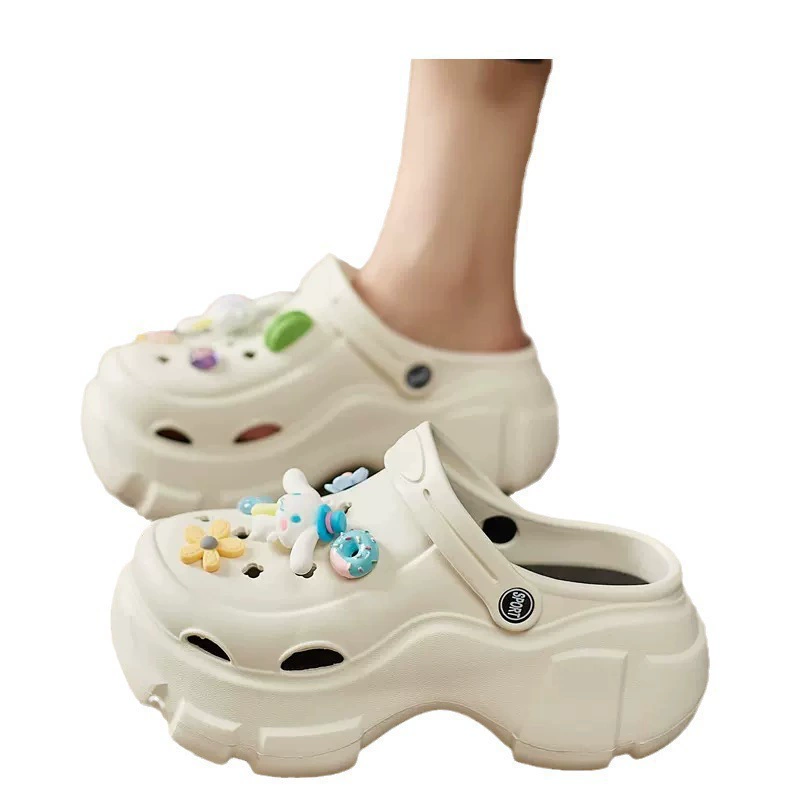 Cartoon Platform Clogs — Non-Slip Deodorized Summer Slides, Sizes 36–41