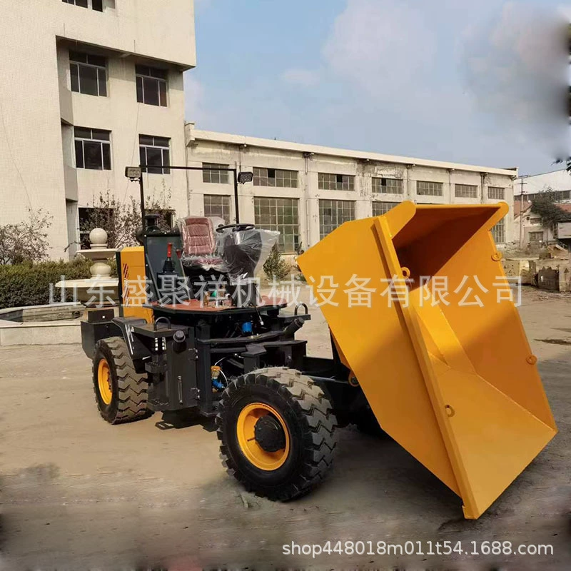 Четырехколесный дизельный самосвал, строительный самосвал для перевозки бетона, инженерный самосвал