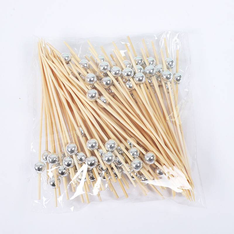 Frutas desechables lindas pequeñas flores frescas coloridas postre sushi hamburguesas de arte frutas bambú palo al por mayor