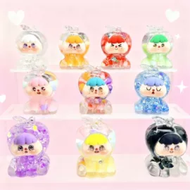 化妆镜;流水摆件;钥匙扣及钥匙扣配件