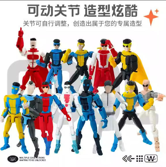 [in Stock] Invincible Hero Mark Zoy Action Figure with Movable Joints, No Assembly Model Toy, Holiday Gift
