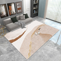 Nordic modern bedroom living room carpet geometric abstract striped wall-to-wall carpet sofa coffee table carpet floor mat manufacturer
