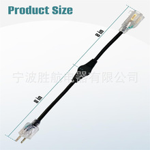 �S��ֱ�N����45�Ƚǲ��^�� 5-15P��ʽ16AWG�Դ�� ���R�d���u