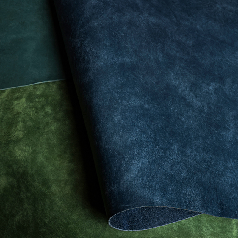 国产磨砂头层牛皮  植鞣革皮料 高性价比 现货 颜色齐全 手工皮料