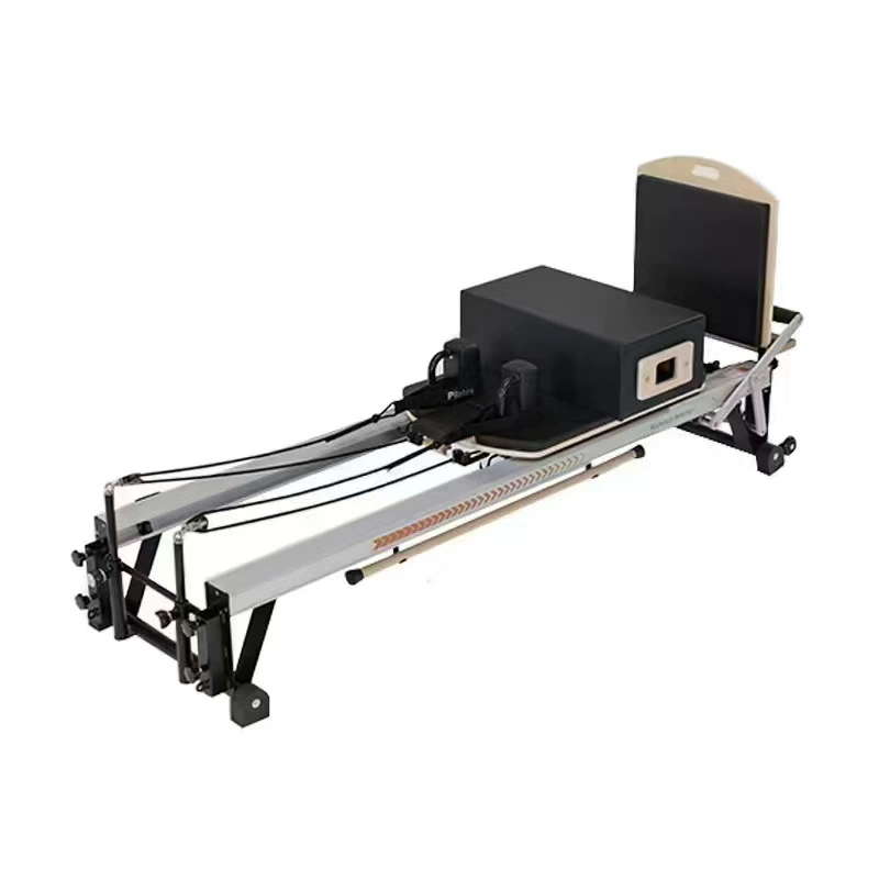 Й Pilates Reformer (Prate's) алюминиевый сплав ядро станка, складной двухвекторный, многоаксессуары