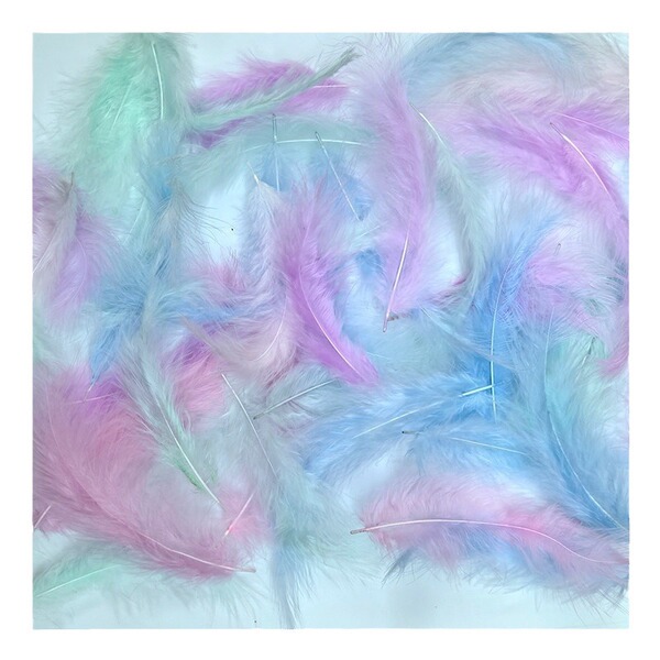 Cross -border wholesale turkey hair tip feather color handmade…