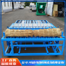 沙漠治理防沙防风稻草芦苇编织机水稻秸秆电动草帘机保温草苫子机