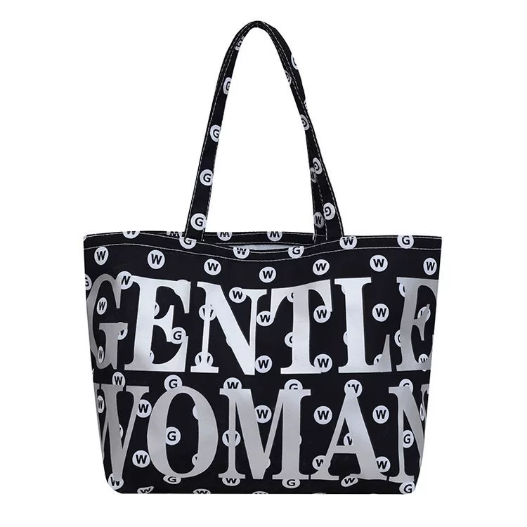 Shopping bag, capacious handheld shoulder bag