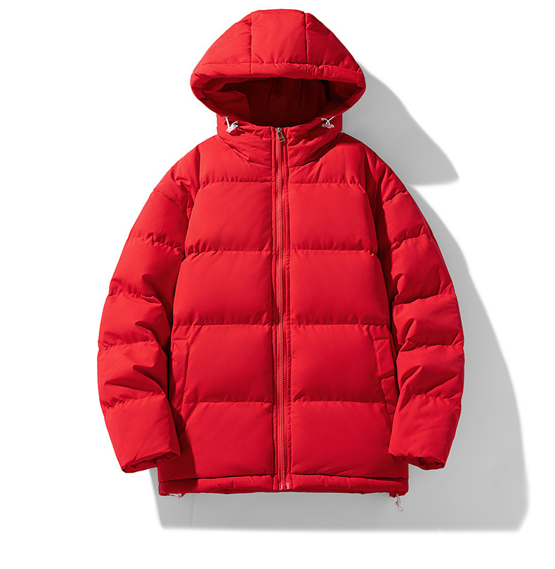 Herren Winter Steppjacke Mit Kapuze Warme Wattierte Parka Jacke_voghion.com