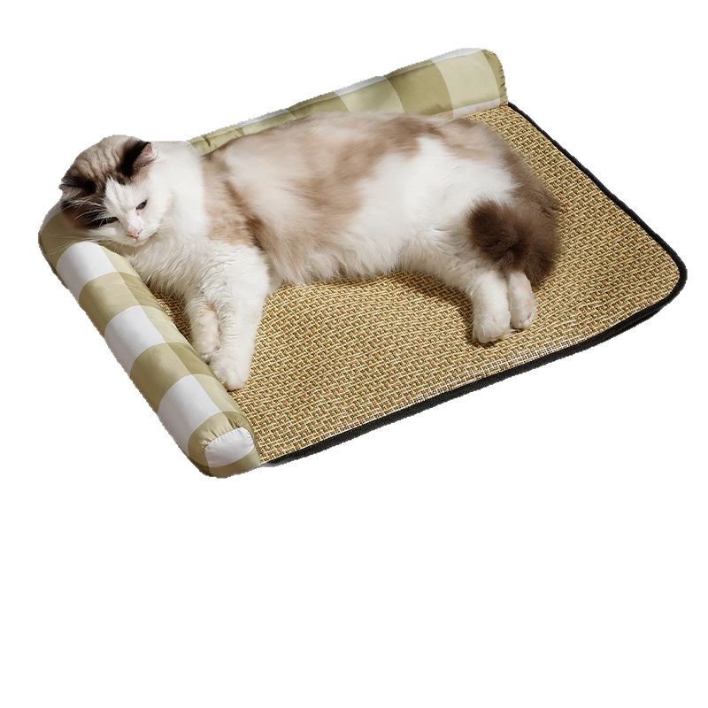 Alfombrilla para mascotas Alfombra para perros para gatos Alfombra de hielo de enfriamiento de verano Alfombra para gatos para dormir Suministros generales para mascotas para todas las estaciones