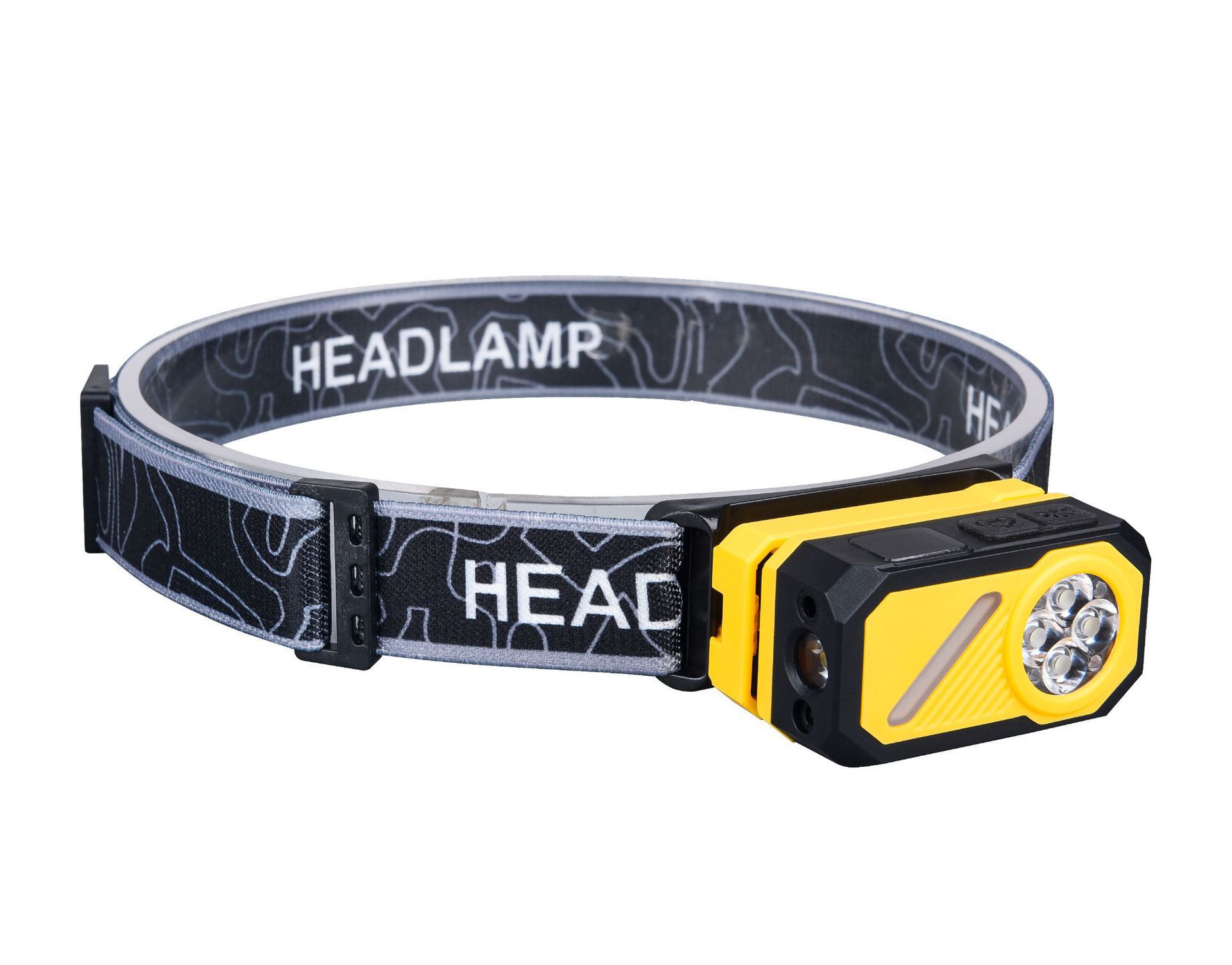 Nuevo faro de inducción de luz brillante LED de color brillante multifuente de luz de larga duración multifunción lámpara portátil de carrera fuerte lámpara de clip magnético