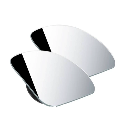 Glass Car Small Round Mirror with | Large field of view rear view auxiliary mirror
