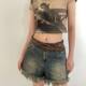 American Style Retro Belt Women's New Ethnic Belt All-match Jeans with High-grade Brown