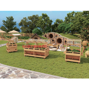 Kindergarten Outdoor Planting Box Children's Special Maze Planting Experience Area Removable Sun Planting Shed Facilities
