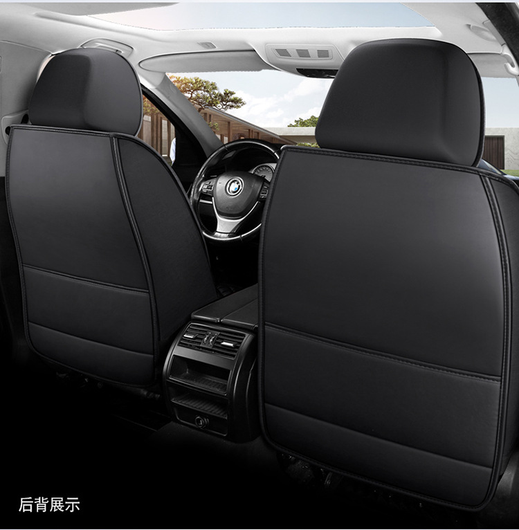 2025 New Ponytail All-Inclusive Full Leather Car Seat Cushion Four-Season Universal Car Seat Cover Source Factory Wholesale