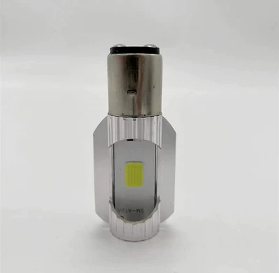Motorcycle Accessories 35W Front Headlight Bulb Halogen Dual-Claw Led High Brightness White Light Anti-Glare S2 Headlight Lamp Bead (Motorcycle headlights, headlights) - double-claw-led-light
