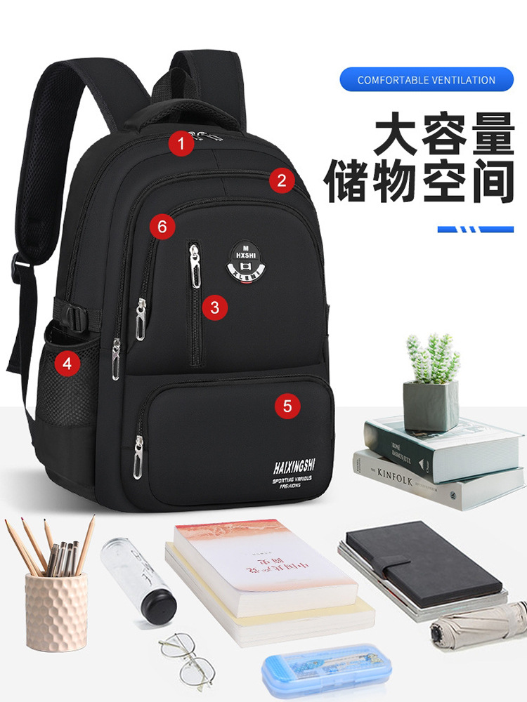 Mochila escolar para estudiantes de primaria 2026, mochila ultraligera de gran capacidad para niños y niñas de 3.º a 6.º grado para reducir la carga.