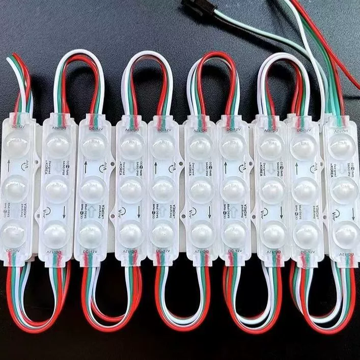 Светодиодный модуль света LED3 с высоким фантазийным цветом 5050 RGB программируемый градиентный корпусный свет