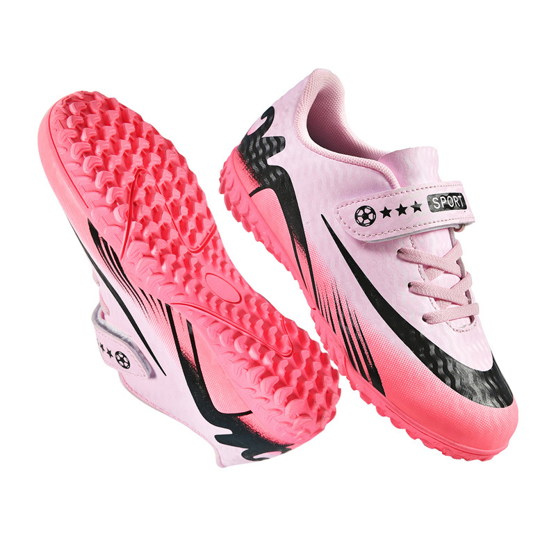 2025 pasto fábrica de niños y niñas nuevos zapatos de fútbol para niños ventilados cómodos deportes bajos clavos rotos