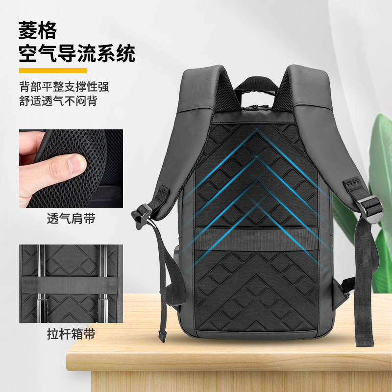 2023 nueva mochila de negocios transfronteriza bolsa de ordenador de gran capacidad mochila simple bolsa de viaje mochila de negocios