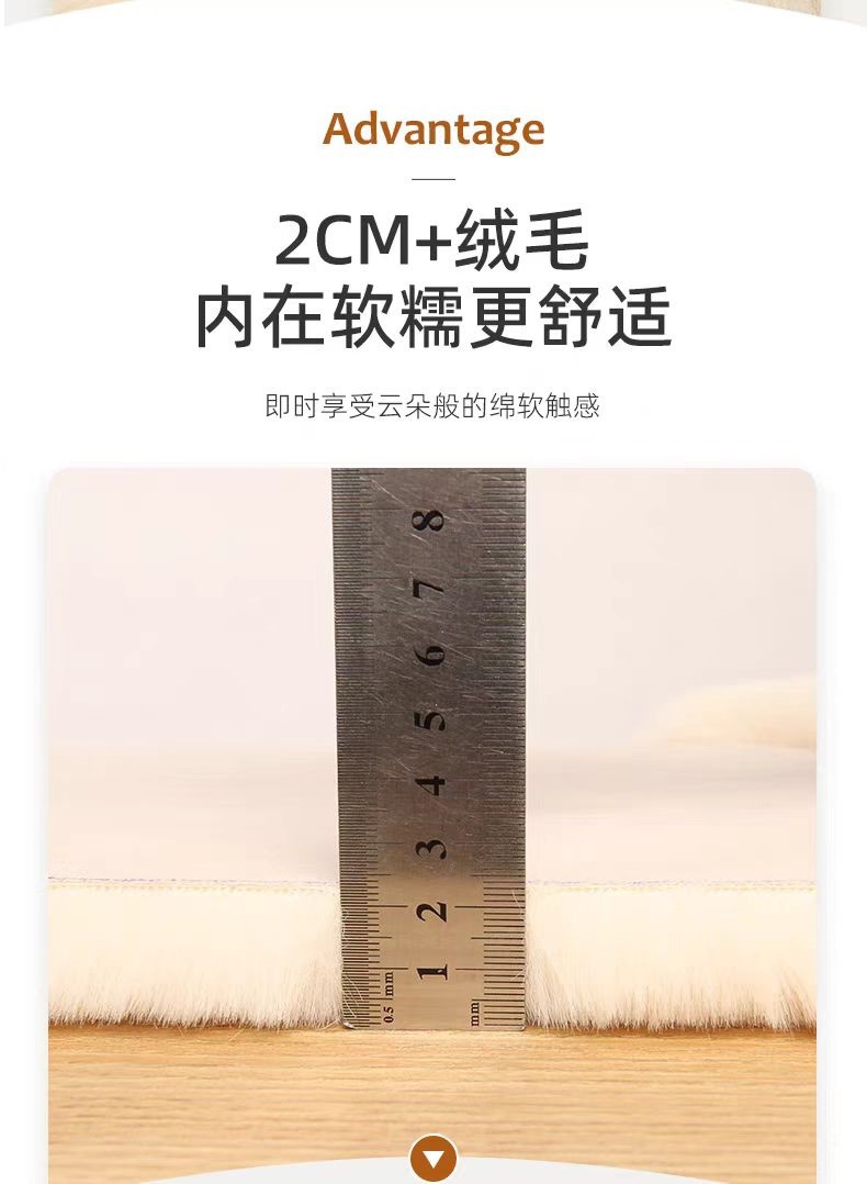 High-End Carpet, Plush Mat, Thickened Sleeping Pad, Transformation Tool for Bedroom, Fluffy Carpet Covering the Entire Room
