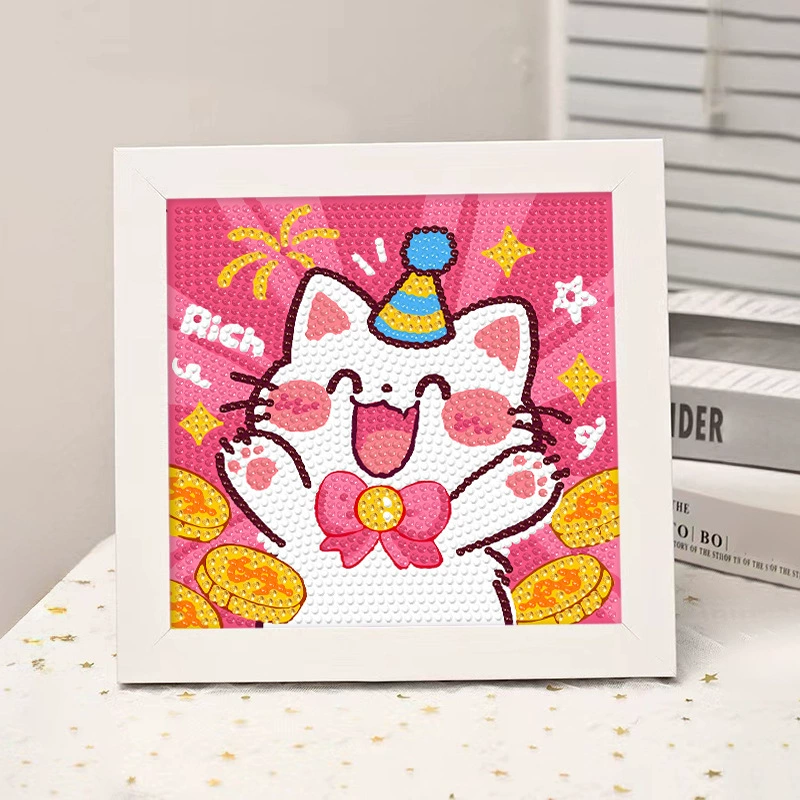 Набор для алмазной вышивки (Sanrio) Пикачу в раме, 17×17 см, комплект для полного стежка DIY
